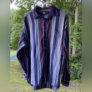 Dockers Men’s Long Sleeve Button Down Shirt Size Large